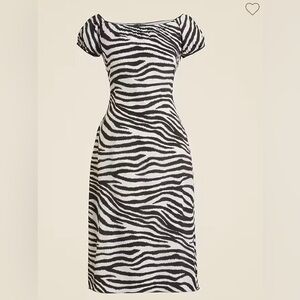 J CREW

Fashion forward black and white animal print dress